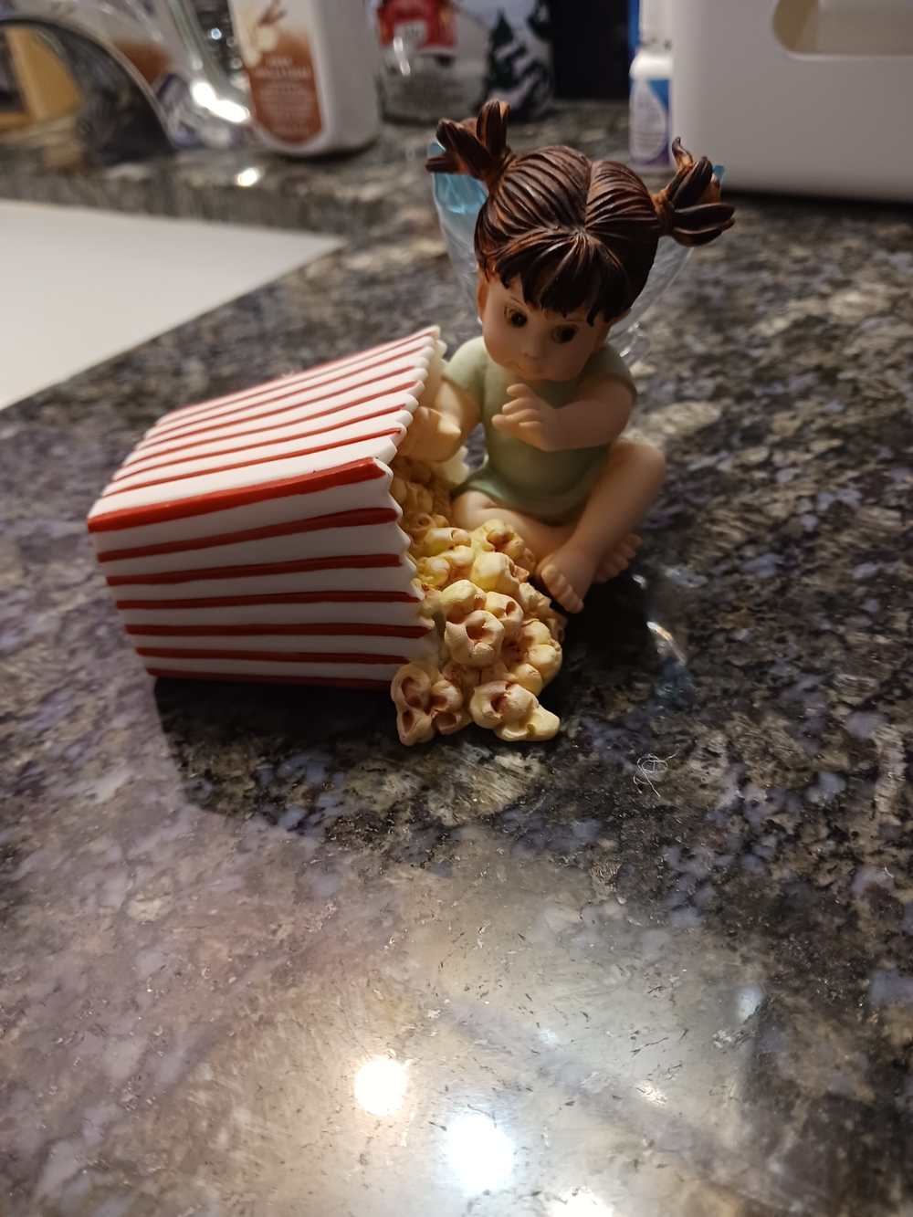 My Little Kitchen Fairy Figurine in Mint Green Dress - Sneaking Popcorn.